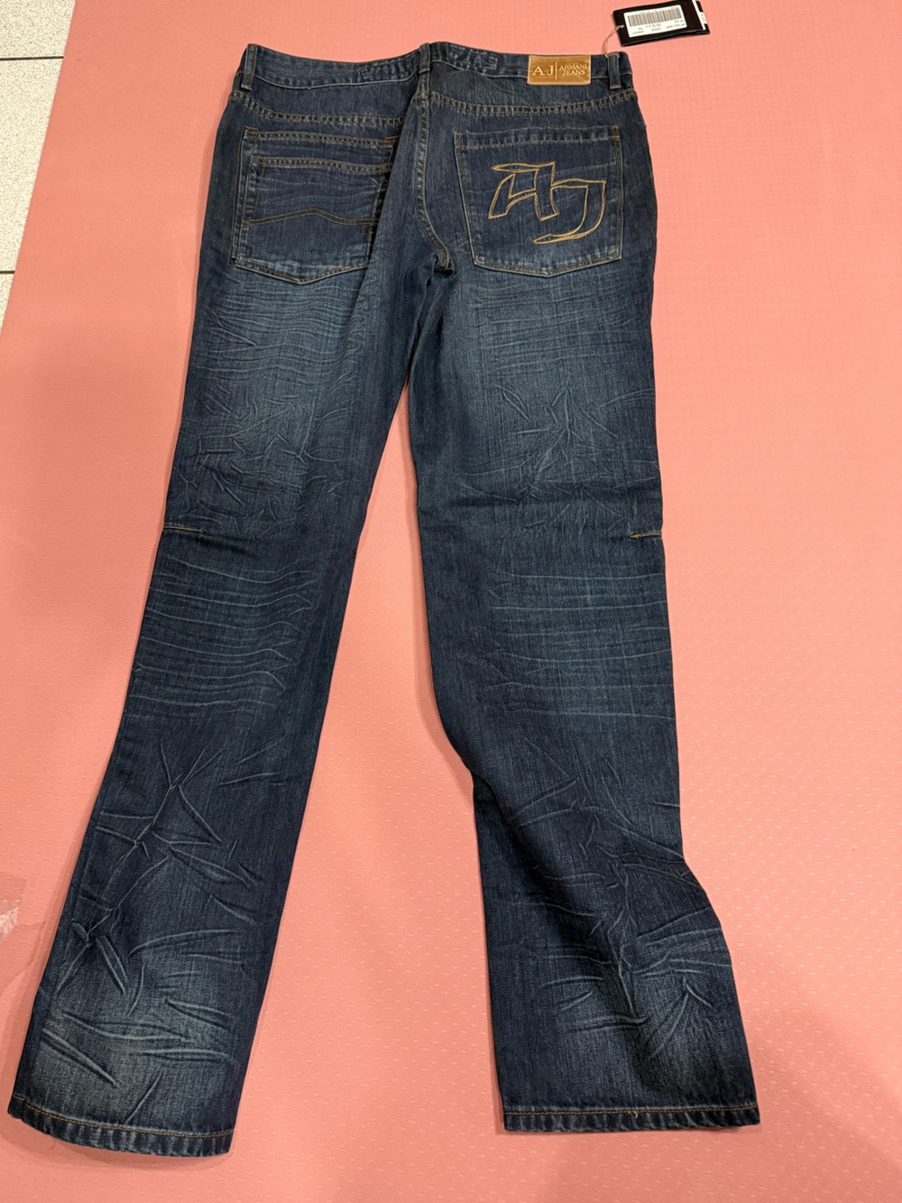 Armani Jeans Men's Dark Indigo Bootcut Jeans